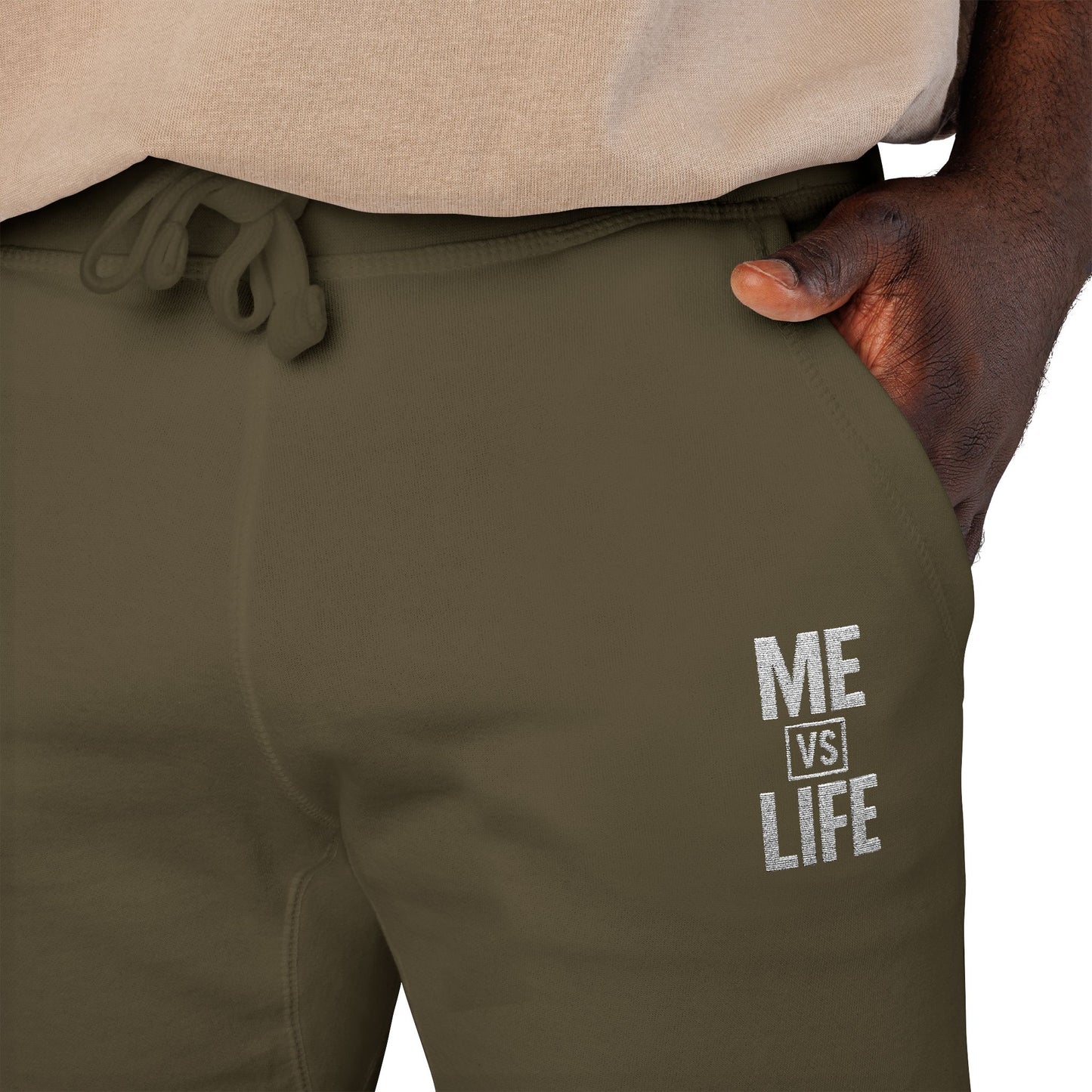 π₯ Premium Joggers (Me Vs Life Embroidered)