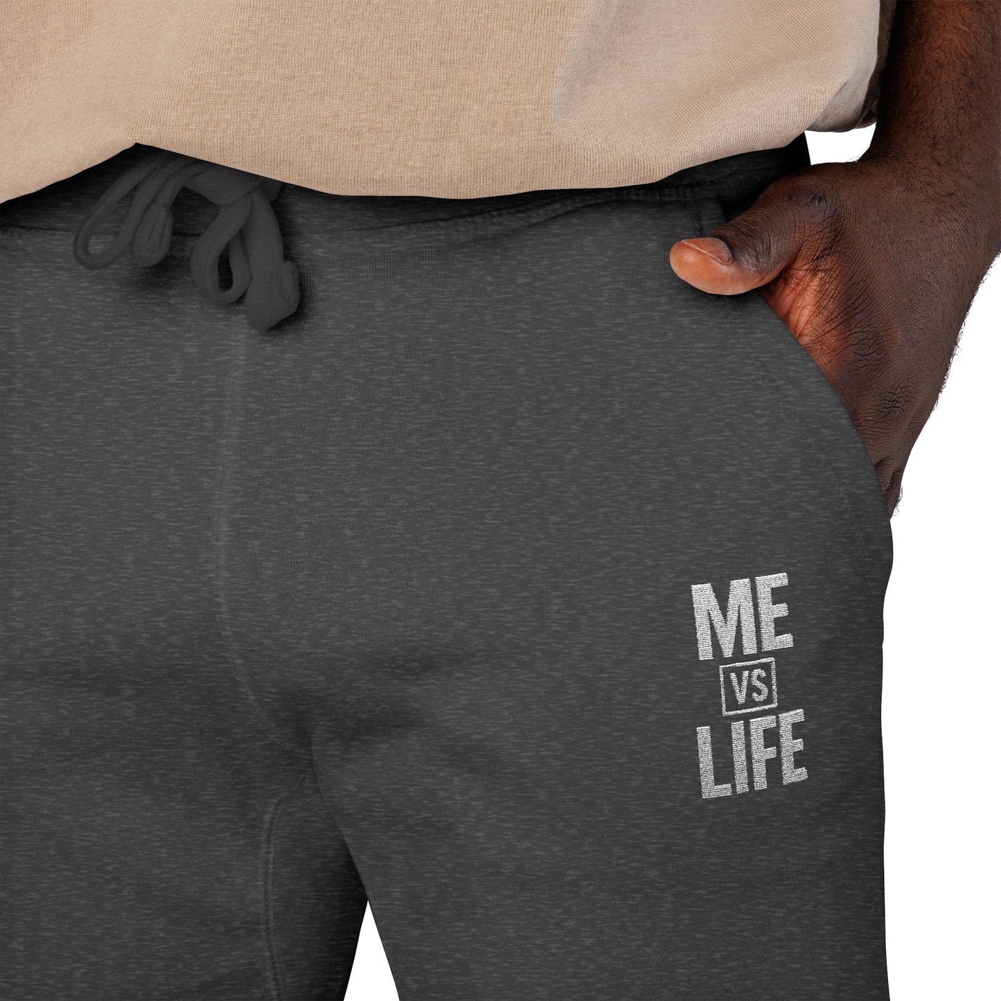 π₯ Premium Joggers (Me Vs Life Embroidered)