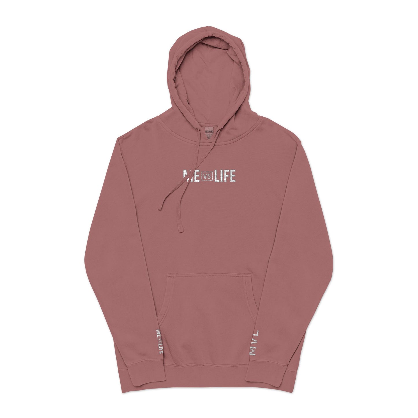 Premium Heavyweight Hoodie ( Me Vs Life Embroidered Edition)