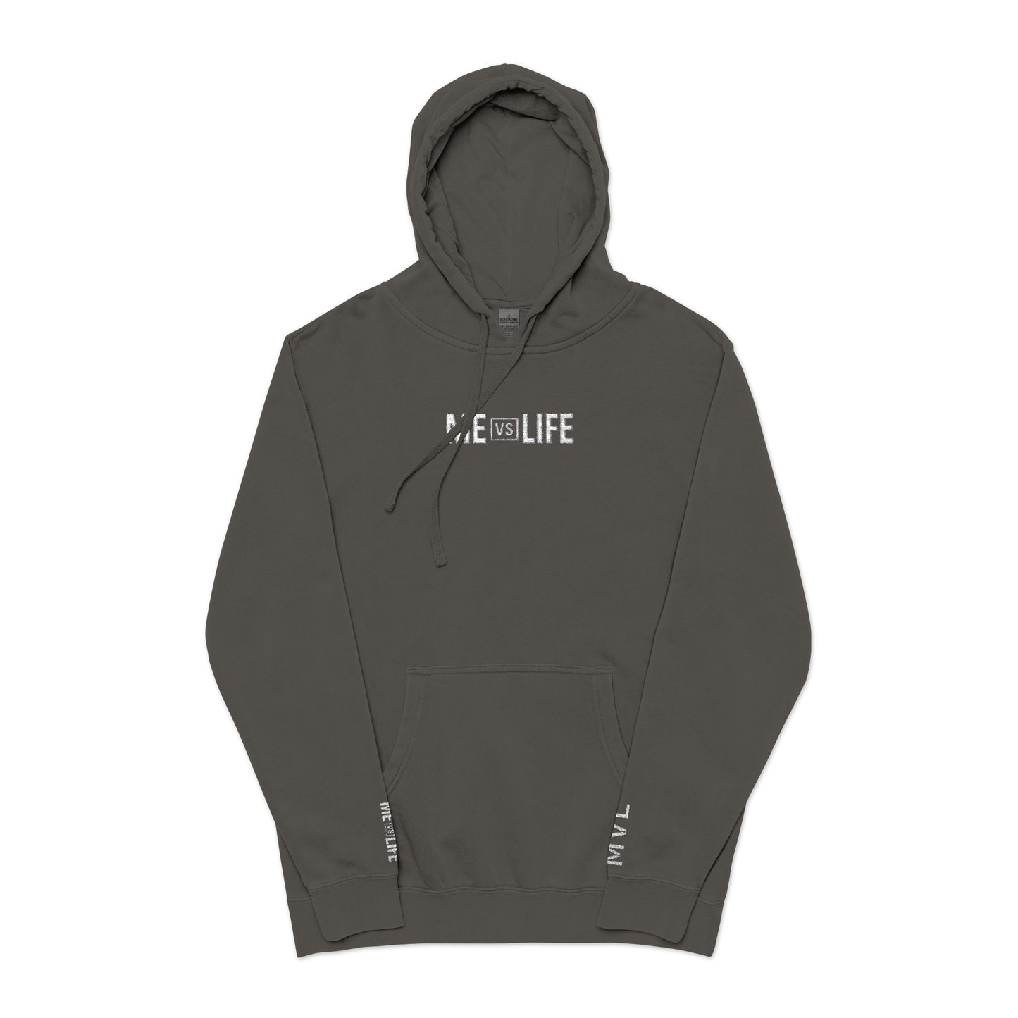 Premium Heavyweight Hoodie ( Me Vs Life Embroidered Edition)