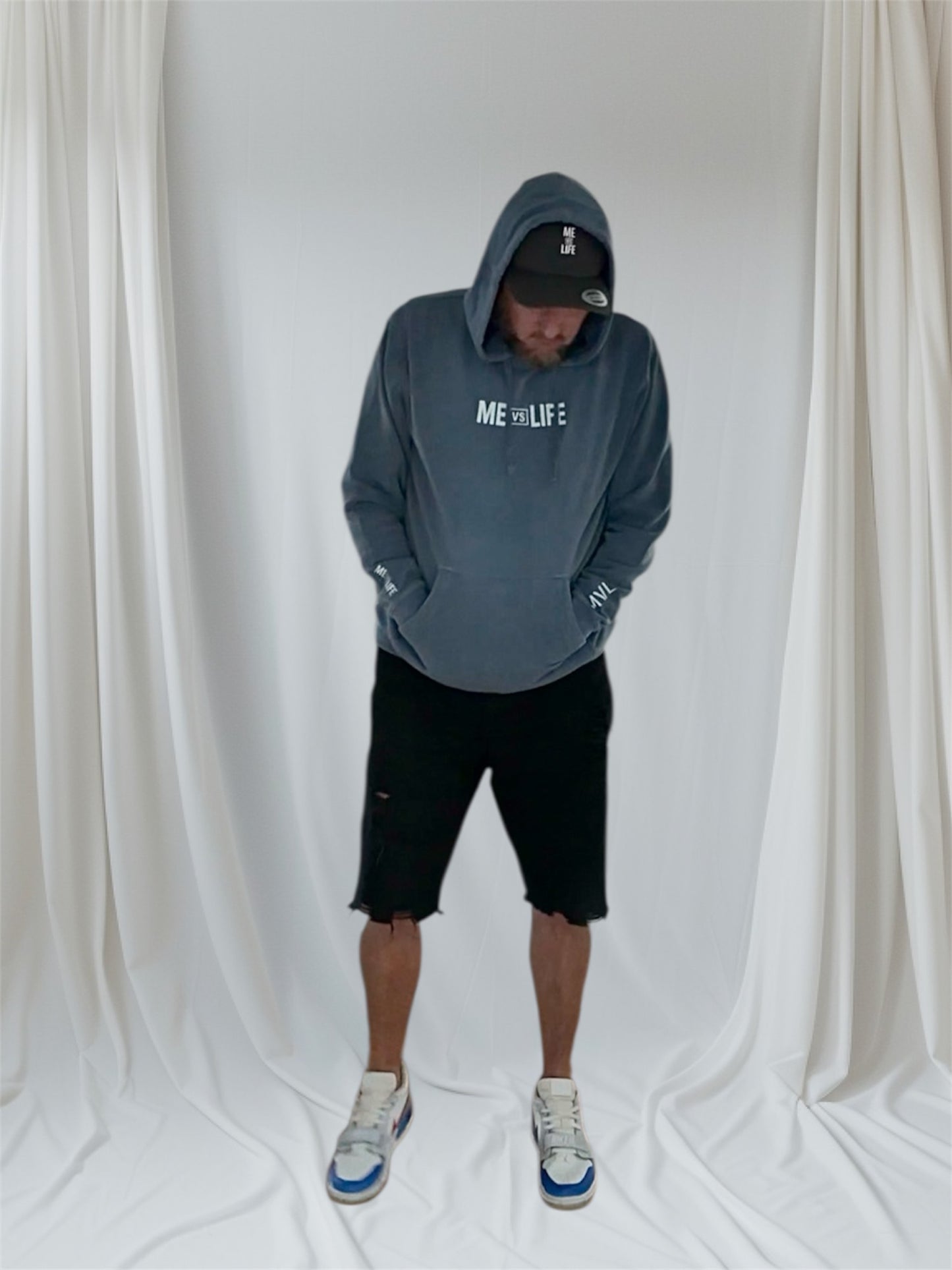 Premium Heavyweight Hoodie ( Me Vs Life Embroidered Edition)