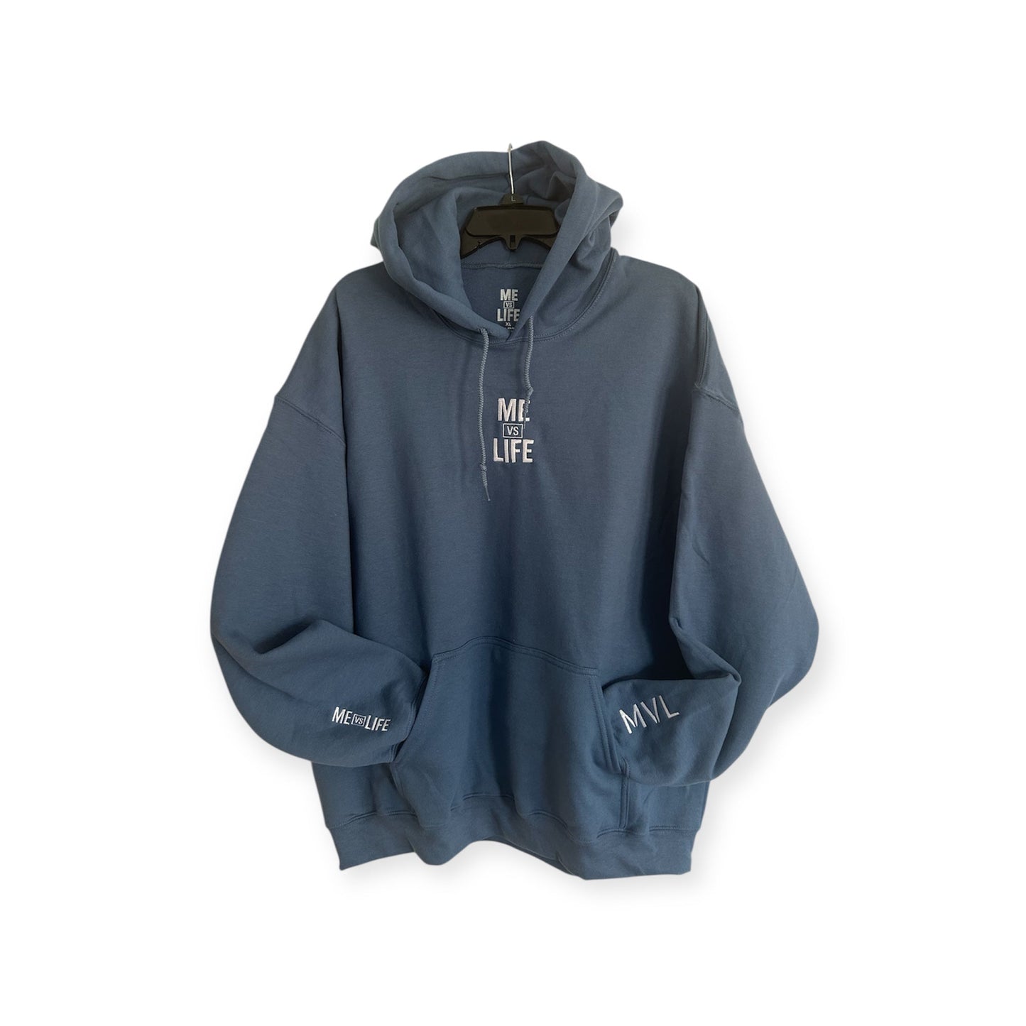 Everyday Heavyweight Hoodie (Me Vs Life Vertical Embroidered Edition)